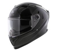 MT Braker SV casco sólido negro brillante