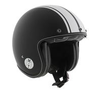 MT Casco Jet Le Mans II SV S Speed mate negro blanco