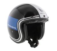 MT Casco Jet Le Mans II SV S Tant brillo negro azul