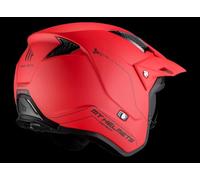 MT Casco Moto Jet/Trial District SV S Solid A5 Rojo Mate Talla L Gafa Solar