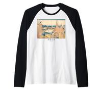 Mt.Fuji,Hokusai,Ukiyoe, arte japonés, Periodo Edo, grabados Camiseta Manga Raglan