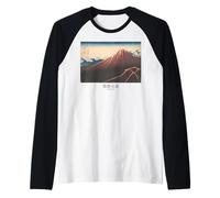 Mt.Fuji,Hokusai,Ukiyoe, arte japonés, Periodo Edo, grabados Camiseta Manga Raglan