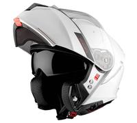MT Genesis SV Blanco - Casco de Moto Modular Abatible con Visor Solar - Homologado ECE 22.06 (M)