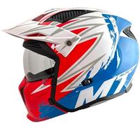 MT Helmet Streetfighter SV S Tackle A7 Brillo - Casco Integral Doble Visor para Moto, diseño Agresivo, ventilación Avanzada y máxima Seguridad ECE/Dot (L 59/60)