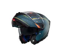 MT Helmets Atom 2 SV, Casco moto Modular Flip-Up, Visor Solar Retráctil, Interior Lavable, Preparado Intercomunicador UCS, Bloqueo frontal, Visor con posición Ventilación, Homologado ECE 22.06 & DOT