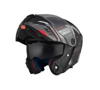 MT Helmets Atom 2 SV, Casco moto Modular Flip-Up, Visor Solar Retráctil, Interior Lavable, Preparado Intercomunicador UCS, Bloqueo frontal, Visor con posición Ventilación, Homologado ECE 22.06 & DOT