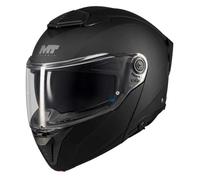 MT Helmets Atom 2 SV, Casco moto Modular Flip-Up, Visor Solar Retráctil, Interior Lavable, Preparado Intercomunicador UCS, Bloqueo frontal, Visor con posición Ventilación, Homologado ECE 22.06 & DOT