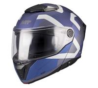MT Helmets Atom 2 SV, Casco moto Modular Flip-Up, Visor Solar Retráctil, Interior Lavable, Preparado Intercomunicador UCS, Bloqueo frontal, Visor con posición Ventilación, Homologado ECE 22.06 & DOT
