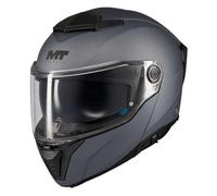 MT Helmets Atom 2 SV, Casco moto Modular Flip-Up, Visor Solar Retráctil, Interior Lavable, Preparado Intercomunicador UCS, Bloqueo frontal, Visor con posición Ventilación, Homologado ECE 22.06 & DOT