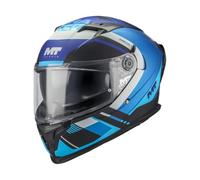 MT Helmets Braker SV, Casco Moto Integral Deportivo, Visor Solar Retráctil, Pantalla de Extracción Rápida Patentada, Spoiler Aerodinámico y Preparado Intercomunicador UCS, Homologado ECE 22.06 & DOT