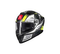 MT Helmets Braker SV, Casco Moto Integral Deportivo, Visor Solar Retráctil, Pantalla de Extracción Rápida Patentada, Spoiler Aerodinámico y Preparado Intercomunicador UCS, Homologado ECE 22.06 & DOT