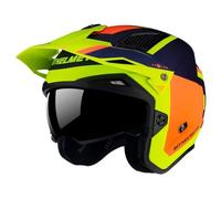 MT Helmets Braker SV, Casco Moto Integral Deportivo, Visor Solar Retráctil, Pantalla de Extracción Rápida Patentada, Spoiler Aerodinámico y Preparado Intercomunicador UCS, Homologado ECE 22.06 & DOT