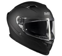 MT Helmets Braker SV Designed Negro Mate - Casco de Moto Integral con Visor Solar, para Hombre y Mujer, Homologado ECE 22.06 (M)