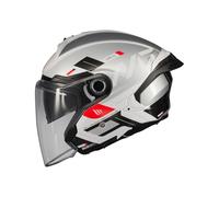MT Helmets Casco Jet Cosmo SV Silence A2 Gris Brillo Totalmente Homologado (L 59/60)