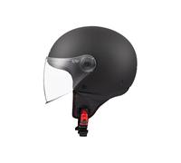 MT Helmets Casco Jet OF501 Modelo Street S Solid A1 Negro Mate Totalmente Homologado 22.06 (2XL 63/64)