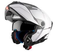 MT Helmets Casco Modular Atom 2 SV A0 Blanco Brillo Totalmente Homologado (M 57/58)