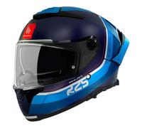 MT HELMETS Casco Moto Integral MT Thunder 4 SV R25 C7 Azul Mate con Gafa Solar T-S Homologado