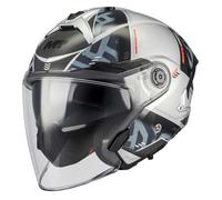 MT Helmets Cosmo SV - Casco Moto Jet Sport con Visor Solar Retráctil, Pantalla de Extracción Rápida Patentada, Interior Lavable y Preparado para Intercomunicador UCS | Homologado ECE 22.06 & DOT