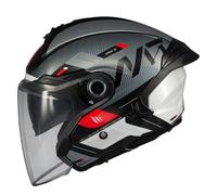 MT Helmets Cosmo SV - Casco Moto Jet Sport con Visor Solar Retráctil, Pantalla de Extracción Rápida Patentada, Interior Lavable y Preparado para Intercomunicador UCS | Homologado ECE 22.06 & DOT