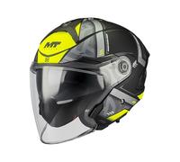 MT Helmets Cosmo SV - Casco Moto Jet Sport con Visor Solar Retráctil, Pantalla de Extracción Rápida Patentada, Interior Lavable y Preparado para Intercomunicador UCS | Homologado ECE 22.06 & DOT