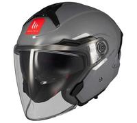 MT HELMETS Cosmo SV - Casco Moto Jet Sport con Visor Solar Retráctil, Pantalla de Extracción Rápida Patentada, Interior Lavable y Preparado para Intercomunicador UCS | Homologado ECE 22.06 & DOT