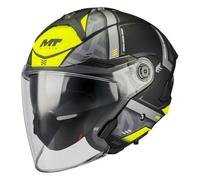 MT Helmets Casco moto Cosmo SV – Visor solar retráctil, UCS, ECE22.06 & DOT