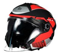 MT Helmets Cosmo SV - Casco Moto Jet Sport con Visor Solar Retráctil, Pantalla de Extracción Rápida Patentada, Interior Lavable y Preparado para Intercomunicador UCS | Homologado ECE 22.06 & DOT
