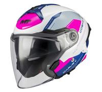 MT HELMETS Cosmo SV - Casco Moto Jet Sport con Visor Solar Retráctil, Pantalla de Extracción Rápida Patentada, Interior Lavable y Preparado para Intercomunicador UCS | Homologado ECE 22.06 & DOT