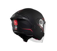 MT Helmets Cosmo SV - Casco Moto Jet Sport con Visor Solar Retráctil, Pantalla de Extracción Rápida Patentada, Interior Lavable y Preparado para Intercomunicador UCS | Homologado ECE 22.06 & DOT