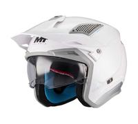 MT Helmets District SV S - Casco Moto Trial o Urbano con Visor Solar Retráctil, Interior Lavable, Diseño Off Road y Gran Ventilación | Homologado ECE 22.06 & DOT