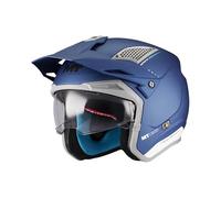 MT Helmets District SV S - Casco Moto Trial o Urbano con Visor Solar Retráctil, Interior Lavable, Diseño Off Road y Gran Ventilación | Homologado ECE 22.06 & DOT