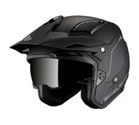 MT HELMETS District SV S - Casco Moto Trial o Urbano con Visor Solar Retráctil, Interior Lavable, Diseño Off Road y Gran Ventilación | Homologado ECE 22.06 & DOT