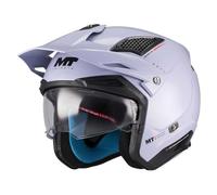 MT Helmets District SV S - Casco Moto Trial o Urbano con Visor Solar Retráctil, Interior Lavable, Diseño Off Road y Gran Ventilación | Homologado ECE 22.06 & DOT