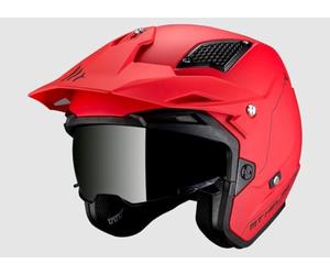MT Helmets District SV S - Casco Moto Trial o Urbano con Visor Solar Retráctil, Interior Lavable, Diseño Off Road y Gran Ventilación | Homologado ECE 22.06 & DOT