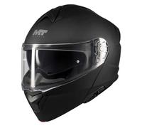 MT Helmets Genesis SV - Casco Moto Modular con Visor Solar Retráctil, Calota HIRP, Pantalla Antivaho y Preparado para Intercomunicador | Homologado ECE 22.06 & DOT