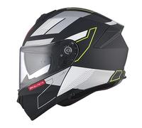 MT Helmets Genesis SV - Casco Moto Modular con Visor Solar Retráctil, Calota HIRP, Pantalla Antivaho y Preparado para Intercomunicador | Homologado ECE 22.06 & Dot