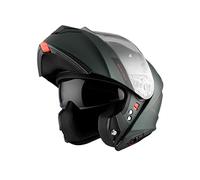 MT Helmets Genesis SV - Casco Moto Modular con Visor Solar Retráctil, Calota HIRP, Pantalla Antivaho y Preparado para Intercomunicador | Homologado ECE 22.06 & Dot