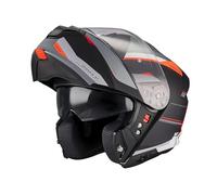 MT Helmets Genesis SV - Casco Moto Modular con Visor Solar Retráctil, Calota HIRP, Pantalla Antivaho y Preparado para Intercomunicador | Homologado ECE 22.06 & DOT