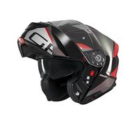 MT Helmets Genesis SV - Casco Moto Modular con Visor Solar Retráctil, Calota HIRP, Pantalla Antivaho y Preparado para Intercomunicador | Homologado ECE 22.06 & DOT