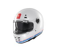 MT HELMETS Jarama SV - Casco Moto Integral Retro con Visor Solar Retráctil Full Vision, Interior Lavable, Ventilación Avanzada y Calota HIRP | Homologado ECE 22.06 & DOT