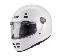 MT Helmets Jarama SV - Casco Moto Integral Retro con Visor Solar Retráctil Full Vision, Interior Lavable, Ventilación Avanzada y Calota HIRP | Homologado ECE 22.06 & DOT