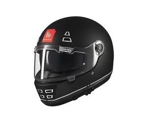 MT Helmets Jarama SV - Casco Moto Integral Retro con Visor Solar Retráctil Full Vision, Interior Lavable, Ventilación Avanzada y Calota HIRP | Homologado ECE 22.06 & DOT