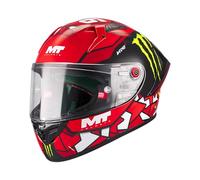 MT Helmets KRE+ S - Casco Moto Integral de Competición en Fibra de Carbono con Pantalla MT-V-29, Cierre Doble D, EPS Multidensidad y Homologación FIM/ECE 22.06 / DOT