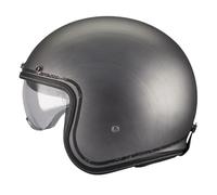 MT Helmets Le Mans 2 SV - Casco Moto Jet Vintage con Detalles en Cuero, Visor Solar Retráctil Full Vision, Interior Lavable y Calota HIRP | Homologado ECE 22.06 & DOT