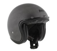 MT HELMETS Le Mans 2 SV - Casco Moto Jet Vintage con Detalles en Cuero, Visor Solar Retráctil Full Vision, Interior Lavable y Calota HIRP | Homologado ECE 22.06 & DOT