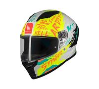 MT Helmets Stinger 2 - Casco Moto Integral Deportivo con Pantalla Antivaho Compatible con Pinlock, Visor Solar Full Vision, Interior Lavable y Calota HIRP | Homologado ECE 22.06 & DOT