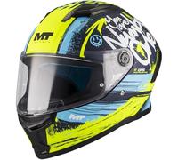 MT Helmets Stinger 2 - Casco Moto Integral Deportivo con Pantalla Antivaho Compatible con Pinlock, Visor Solar Full Vision, Interior Lavable y Calota HIRP | Homologado ECE 22.06 & DOT