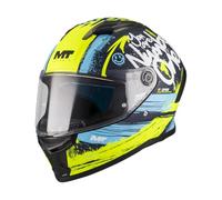 Casco Stinger 2 Rocket C3 Amarillo/ Azul Mate MT Helmets