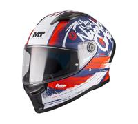 MT Helmets Stinger 2 - Casco Moto Integral Deportivo con Pantalla Antivaho Compatible con Pinlock, Visor Solar Full Vision, Interior Lavable y Calota HIRP | Homologado ECE 22.06 & DOT