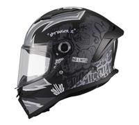 MT Helmets Stinger 2 - Casco Moto Integral Deportivo con Pantalla Antivaho Compatible con Pinlock, Visor Solar Full Vision, Interior Lavable y Calota HIRP | Homologado ECE 22.06 & DOT